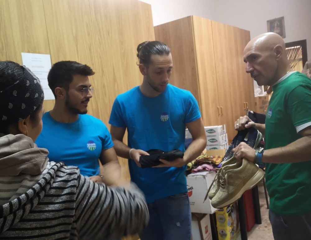 Insieme per gli altri. Ben riuscita l’iniziativa con il Gruppo Snam